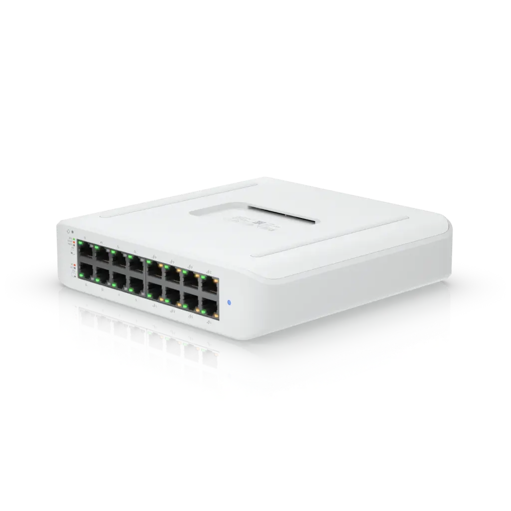 Ubiquiti USW-LITE-16-POE Networks UniFi Switch Lite 16 PoE L2 Gigabit Ethernet (10/100/1000) Obsługa PoE Biały