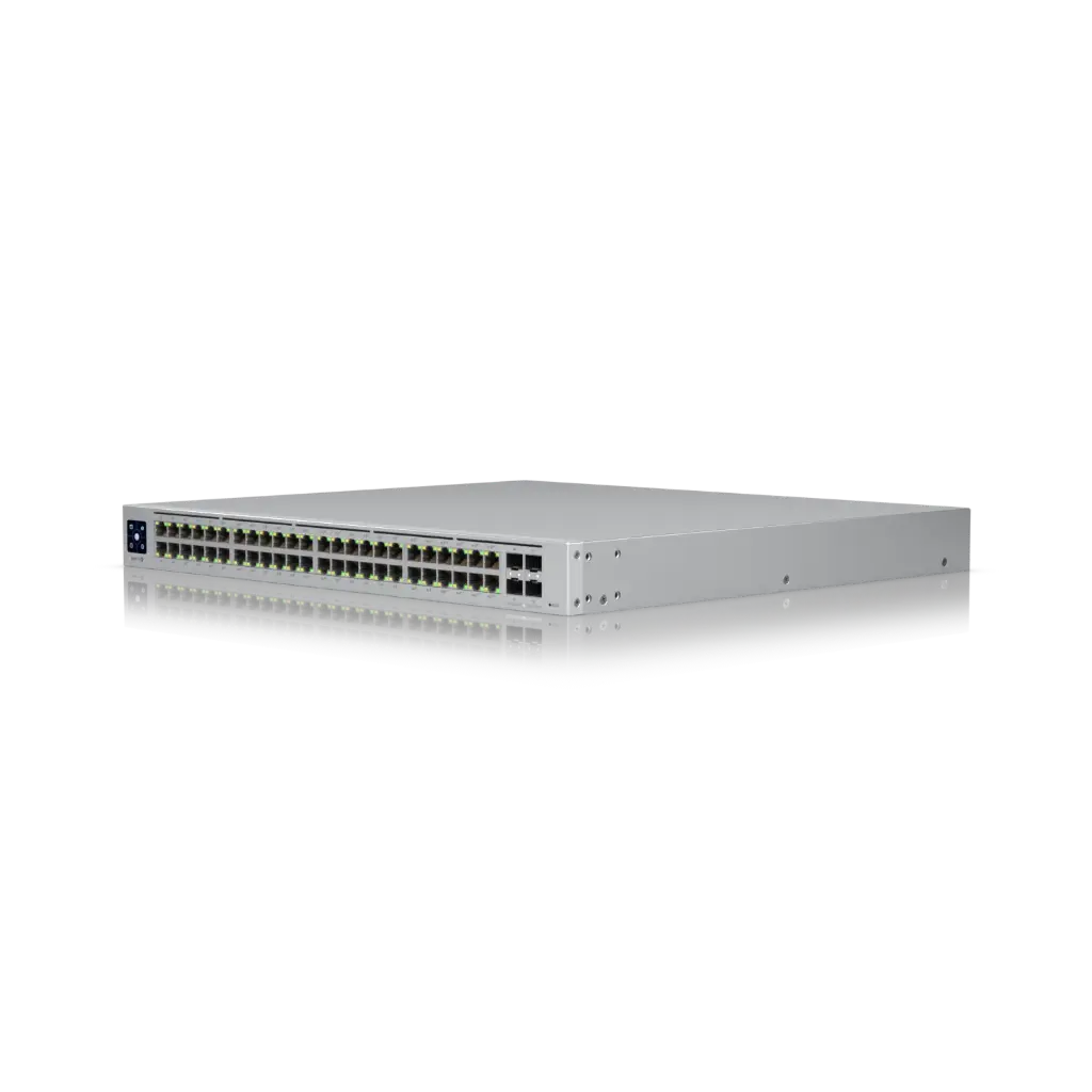 Ubiquiti USW-Pro-48-POE Networks UniFi Pro 48-Port PoE switch zarządzalny L2/L3 Gigabit Ethernet (10/100/1000) Obsługa PoE 1U Srebrny
