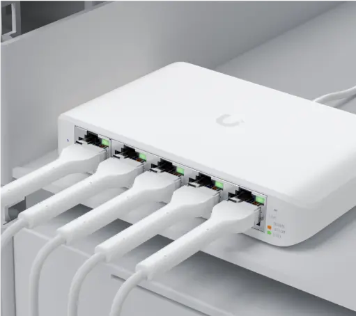 Ubiquiti USW-FLEX-MINI Networks UniFi USW Flex Mini switch zarządzalny Gigabit Ethernet (10/100/1000) Obsługa PoE Biały