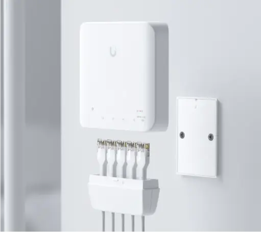 Ubiquiti USW-FLEX Networks UniFi USW‑FLEX switch zarządzalny L2 Gigabit Ethernet (10/100/1000) Obsługa PoE Biały